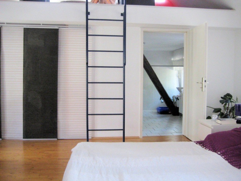 Schlafzimmer im Obergeschoss Maisonettewohnung Holzminden
