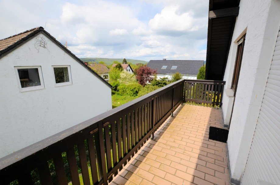 1-Familienwohnhaus mit Garage in Holzminden - Blick vom Balkon Einfamilienhaus Holzminden
