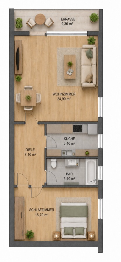 Grundriss - Heise Immobilien - www.immobilien-heise.de Erdgeschosswohnung Holzminden