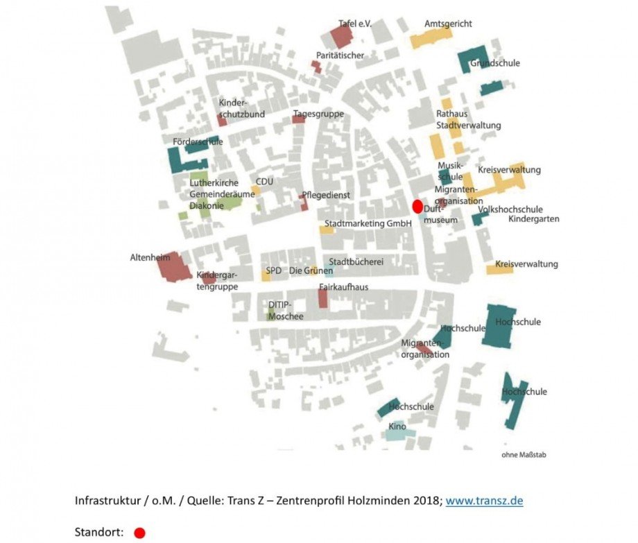 Infrastruktur Ladenlokal Holzminden