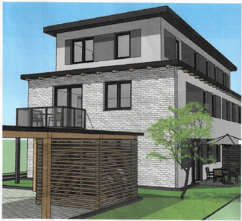 Ansicht S�d-Ost Etagenwohnung Holzminden