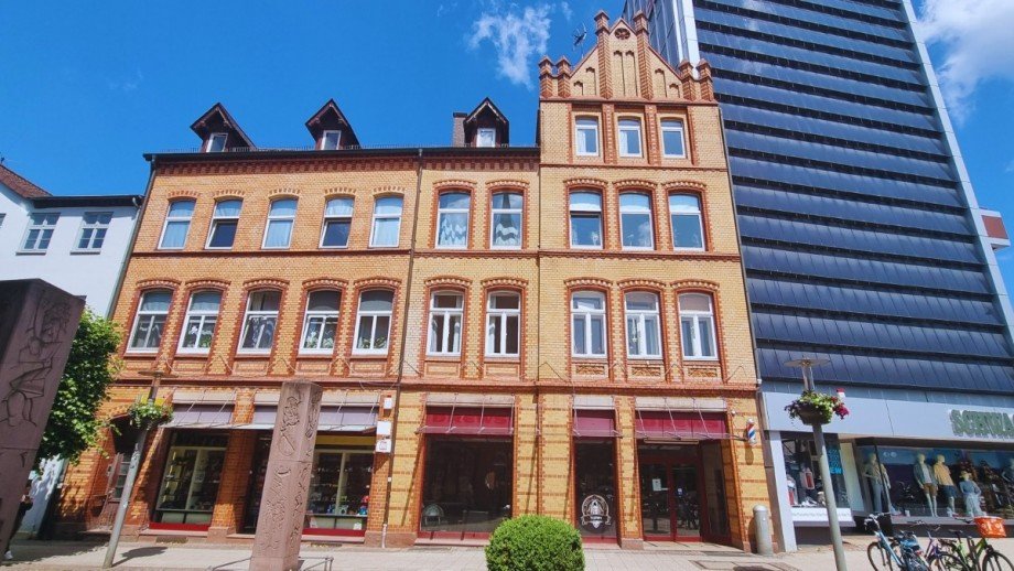 Ansicht Fu�g�ngerzone Mehrfamilienhaus Holzminden
